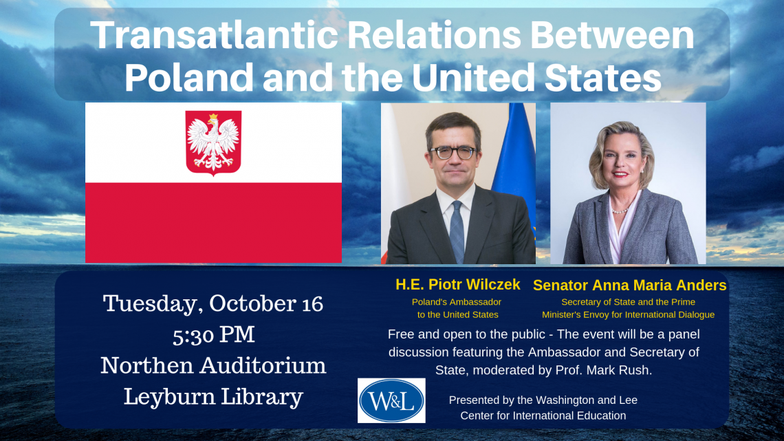 Polish-Ambassador-1920x1080 Polish Ambassador, Senator to Talk at W&L