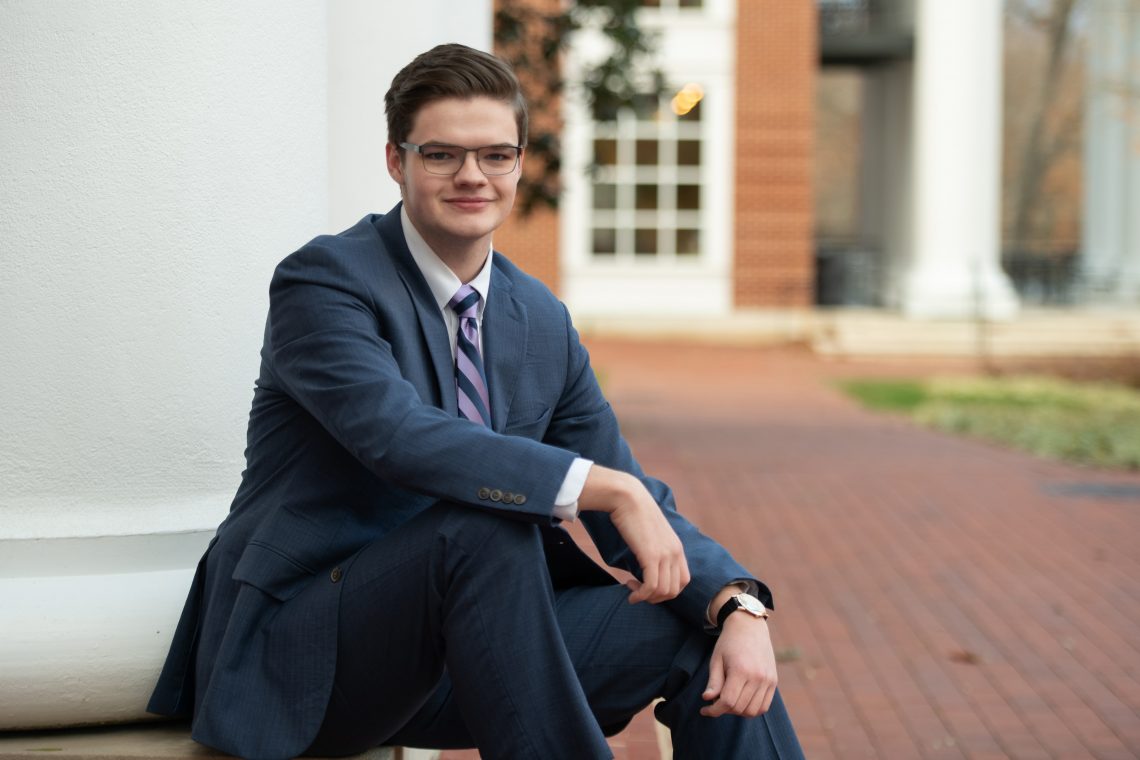 Luke Basham '20, Democratic Party analyst for Mock Con 2020