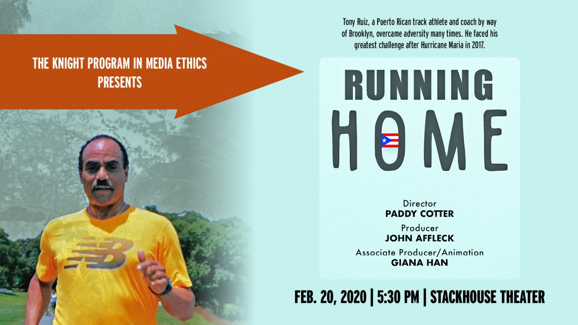 Running-Home-RISE-2020 W&L Hosts Public Screening of ‘Running Home’