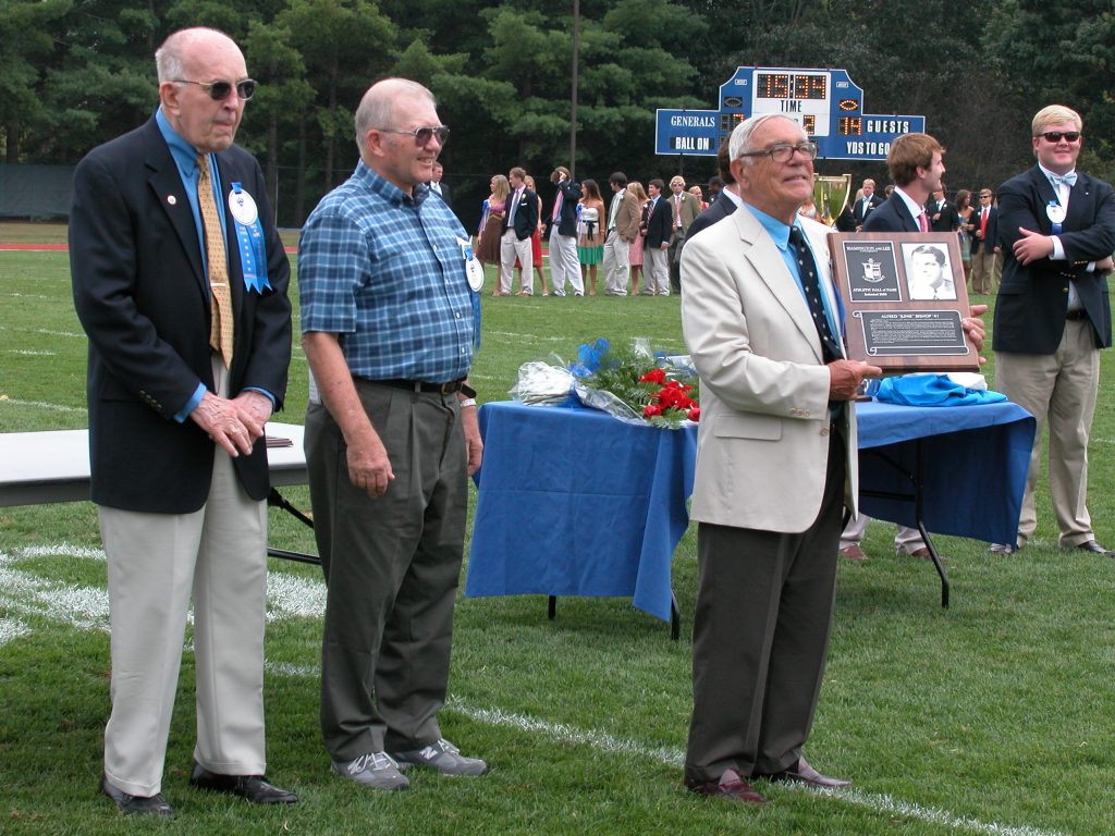 Bishop was inducted into the W&amp;L Athletics Hall of Fame in 2005.