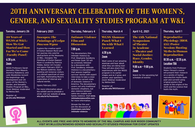 WGSS-20-Anniversary-WL-Program-2021-800x533 Women’s, Gender, and Sexuality Studies Program Celebrates 20 Years