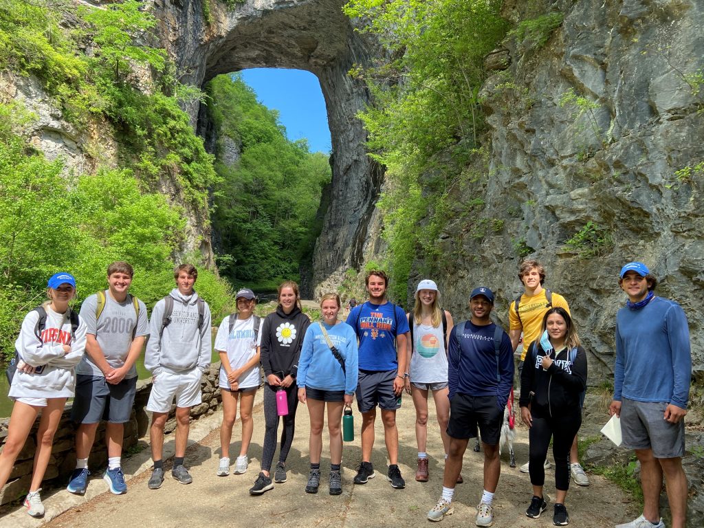 Youngman&#039;s class at Natural Bridge
