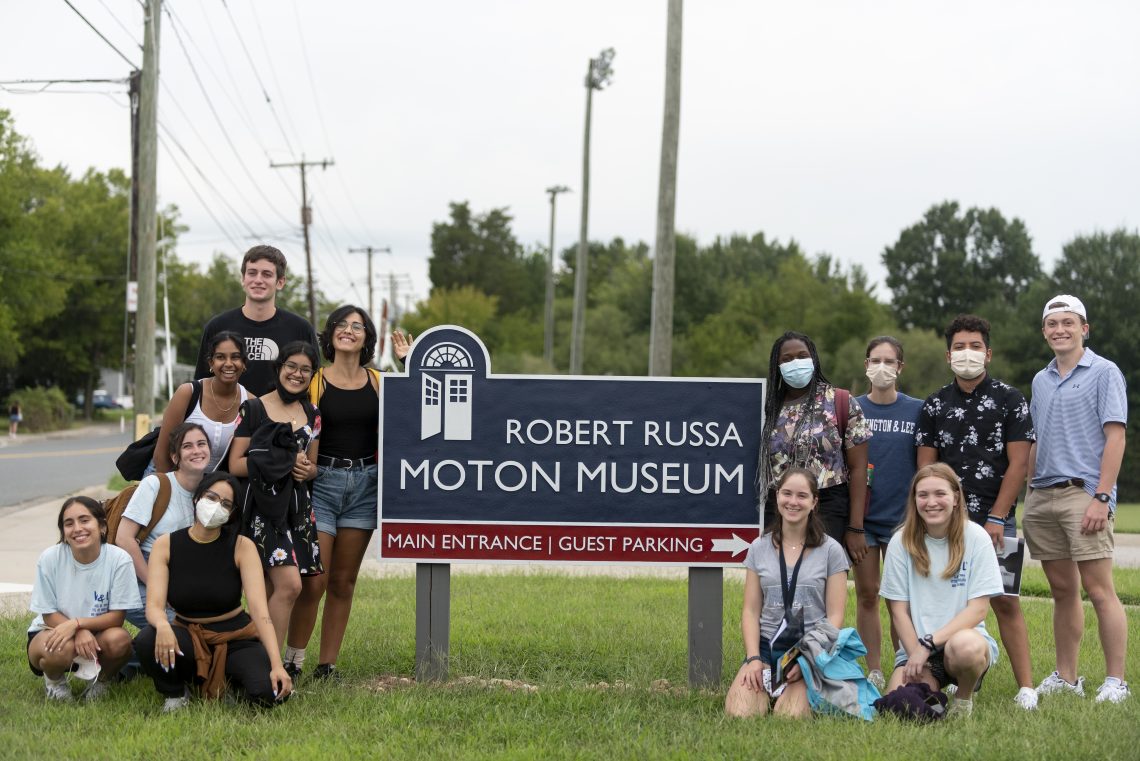 The Freedom Ride pre-orientation group visits the Robert Russa Moton Museum, which is considered the birthplace of America&#039;s student-led Civil Rights Revolution.