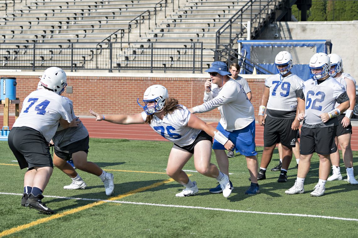 Football practice is underway!