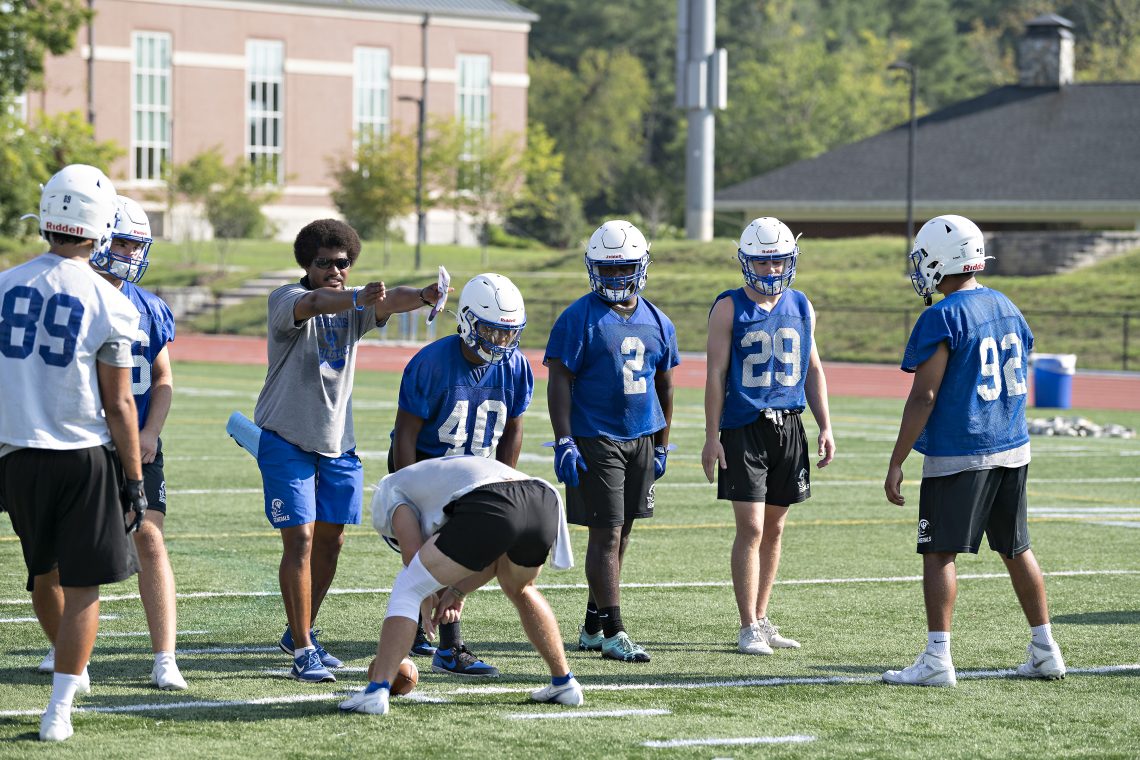 Football practice at W&amp;L