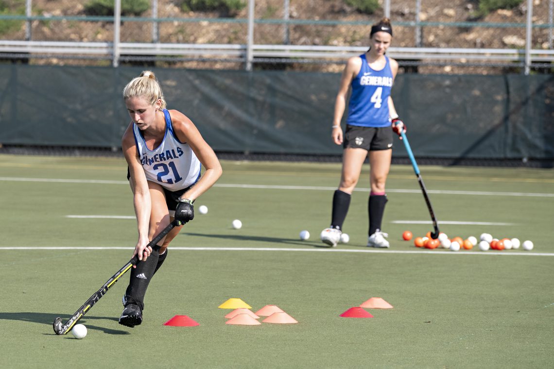 Field hockey practice at W&amp;L