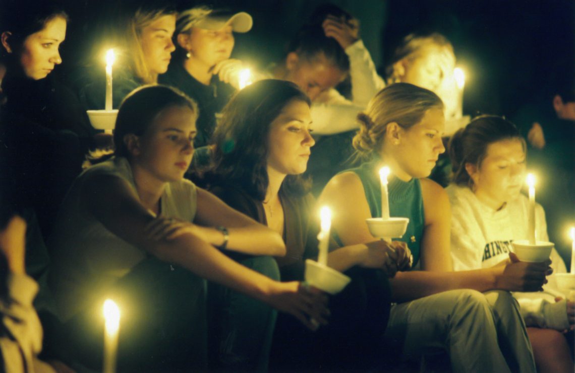 On Sept. 12, 2001, students attempted to absorb what had happened the day before.