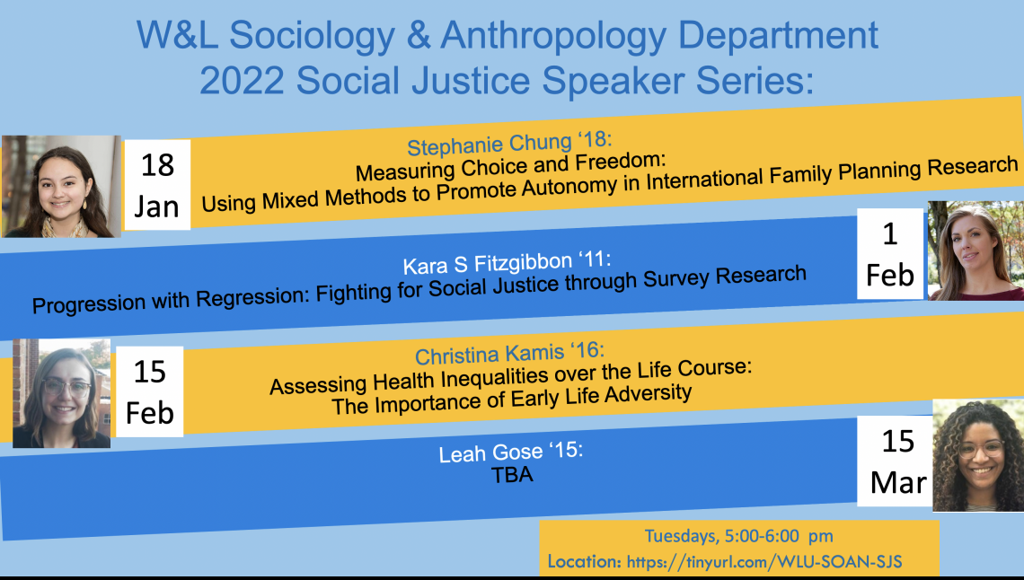 SJS-Line-Up-Poster W&L’s Sociology and Anthropology Department Presents 2022 Lecture Series