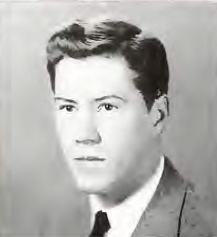 Jimmy Gallivan&#039;s senior picture in the 1951 Calyx