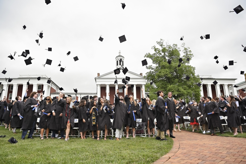 Grad-202207captoss-800x533 Washington and Lee Graduates 444 Students at 235th Commencement