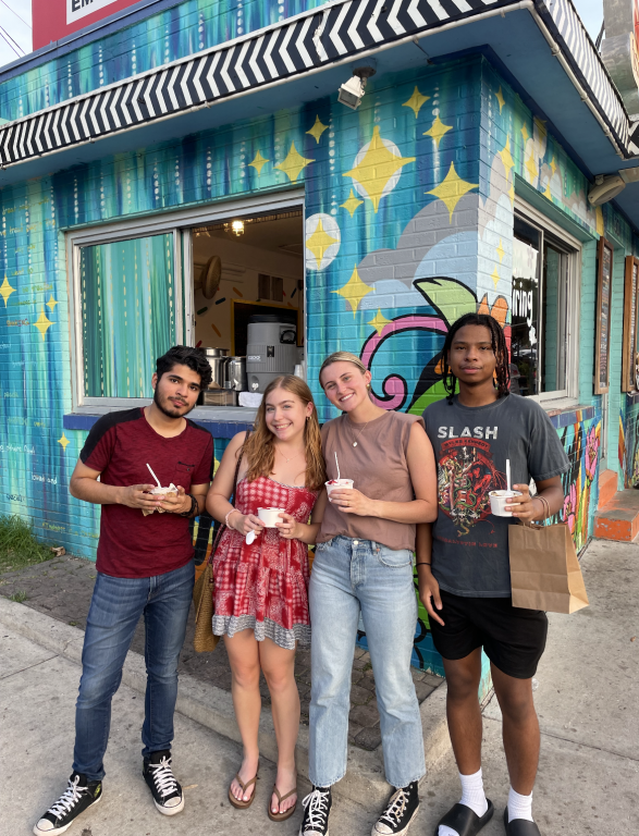 Eric Bazile &#039;25 group photo Austin