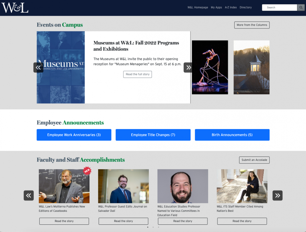 Screen-Shot-2022-10-05-at-4.19.58-PM W&L Launches New Faculty and Staff Dashboard Website