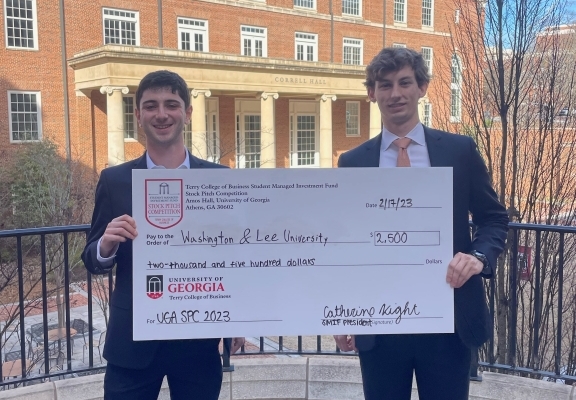 image001-scaled-576x400 W&L Students Tie for First Place at University of Georgia Stock Pitch Competition
