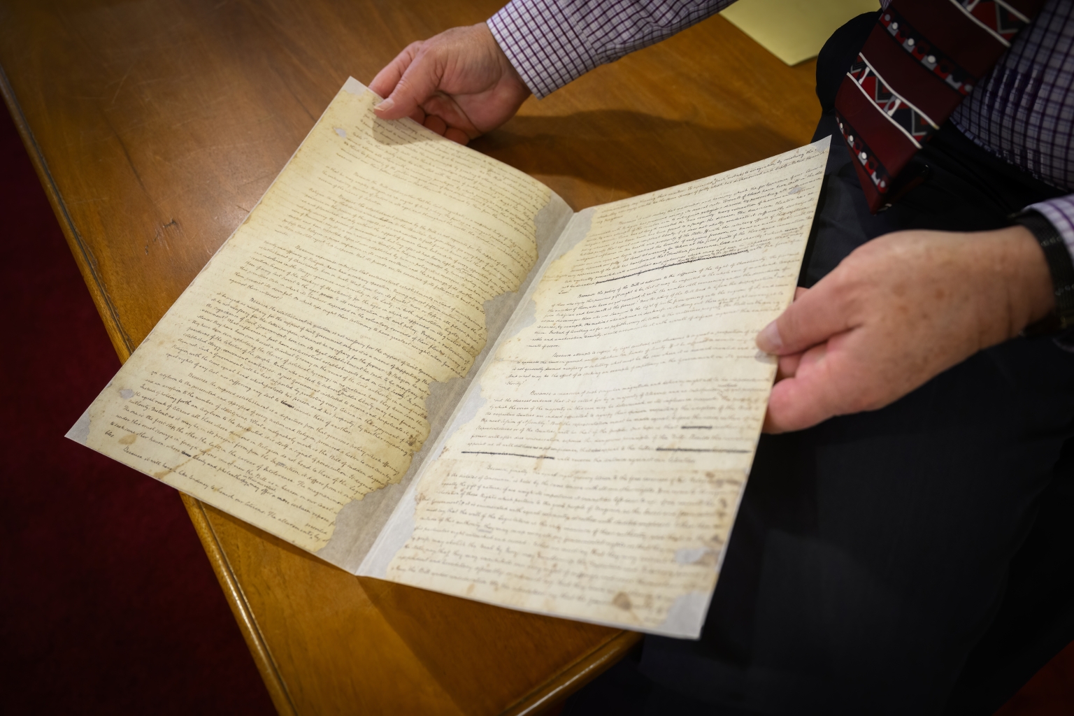 The Columns » W&L Uncovers James Madison’s Handwritten Manuscript ...