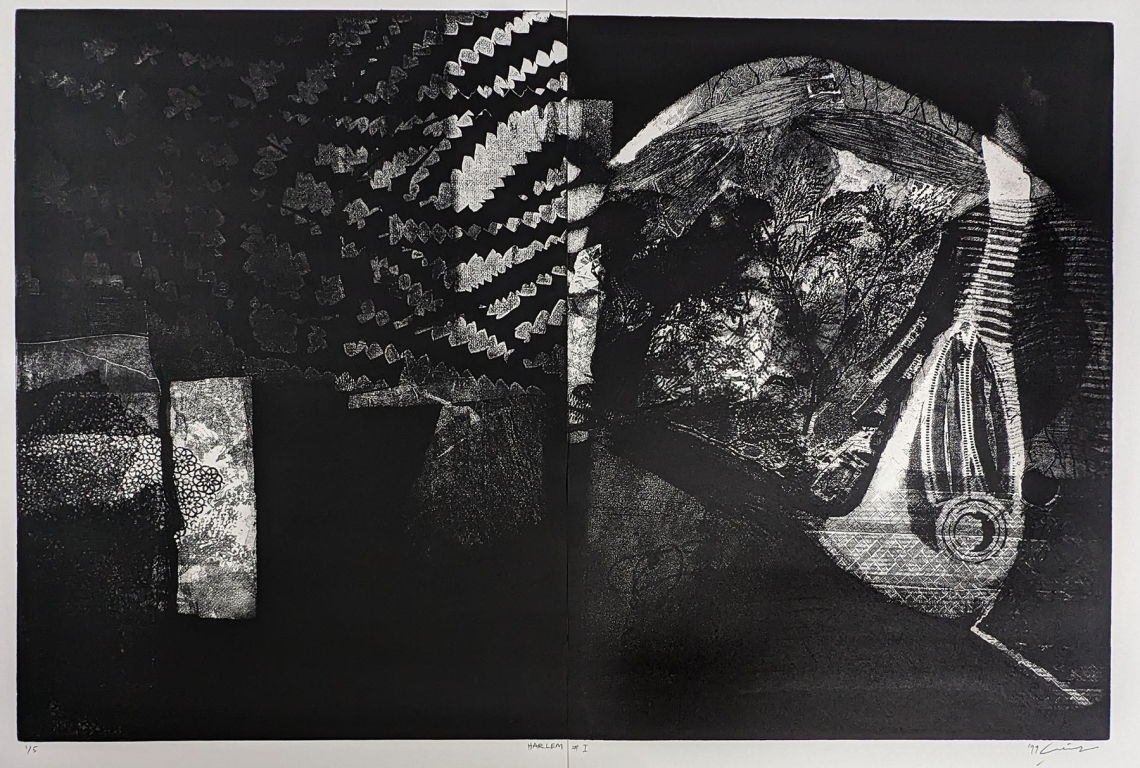 Harlem I, 1999 Etching, soft ground, sugar lift, spit bite Edition: 1/5 29 ½ H x 44 W inches Museum Purchase, 2023