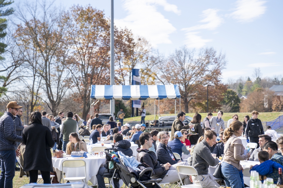 Young Alumni Tailgate during Young Alumni Weekend