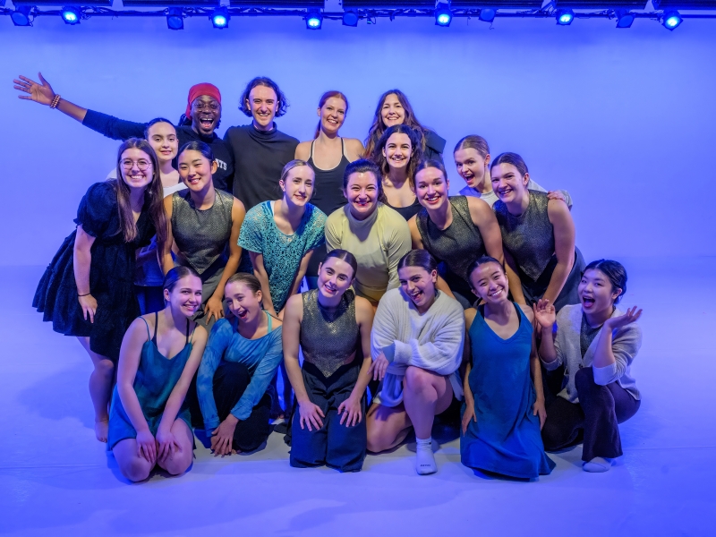 W&amp;L Repertory Dance Company students and alumni participate in a joint concert in Brooklyn, NY. Alumni include Rasaq Lawal ’10, Elliot Emadian ’17, Runa King ‘21, Amalia Nafal ‘21, and Mary Pace Lewis ‘21.