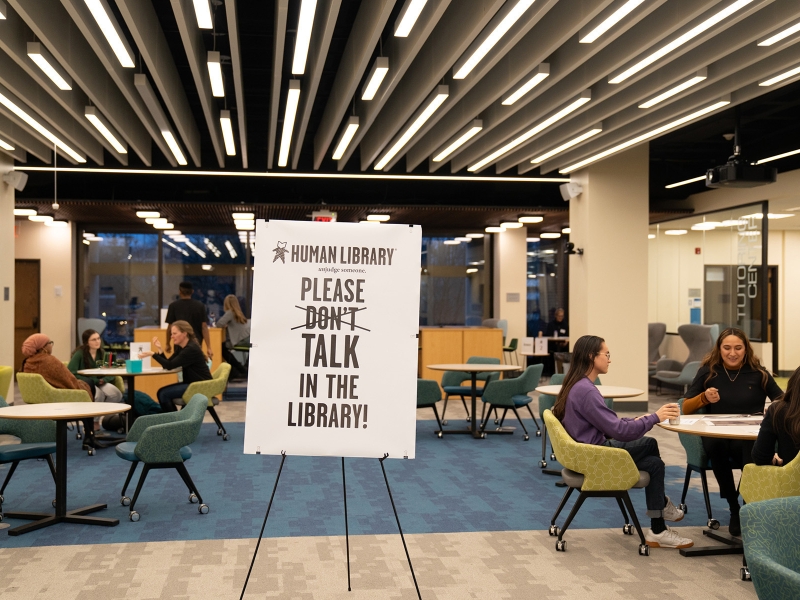 The Human Library in the Harte Center for Teaching and Learning