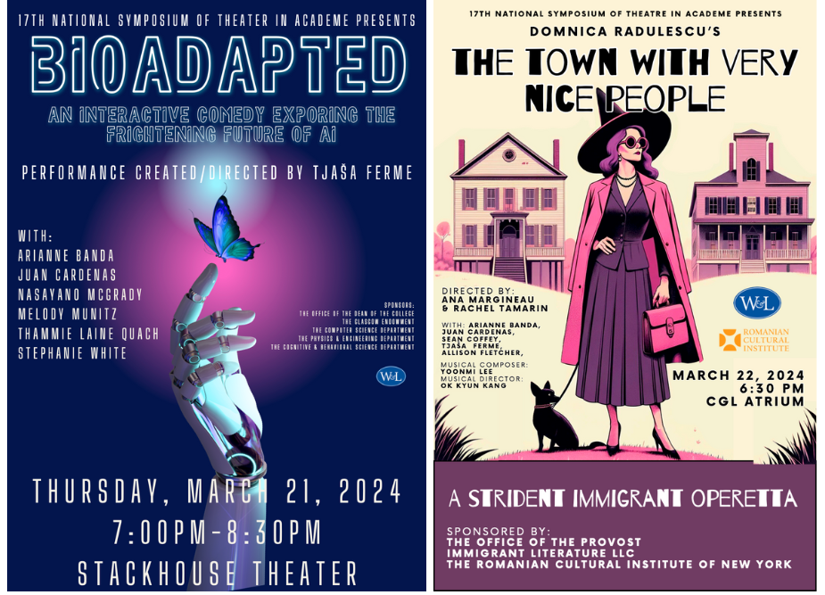 symposium-posters-1 W&L Hosts 17th National Symposium of Theater in Academe