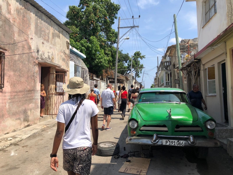 Eric Bazile &#039;25 explores Havana, Cuba during his Spring Term Abroad.