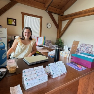 Addie-Grace Cook &#039;25 interning at Project Horizon.