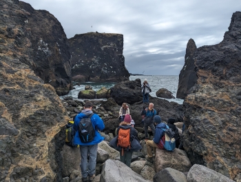 Class_at_Valahnukur_Iceland_field_site-350x264 Unearthing Answers