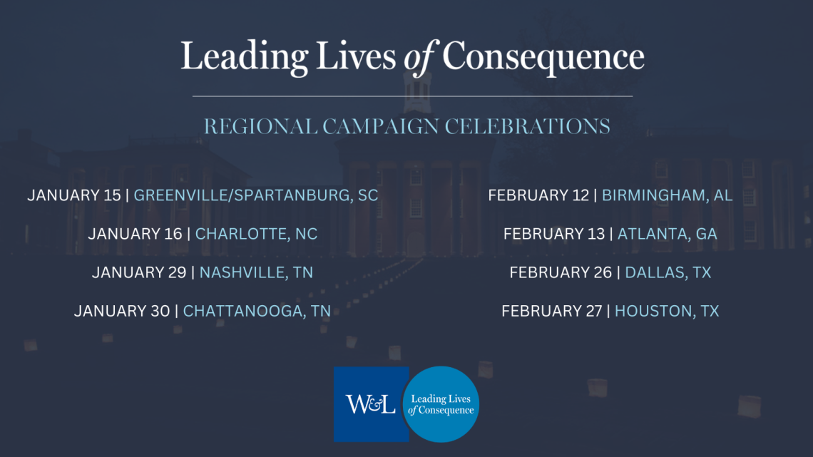 Celebrate Washington and Lee’s Capital Campaign in 2025