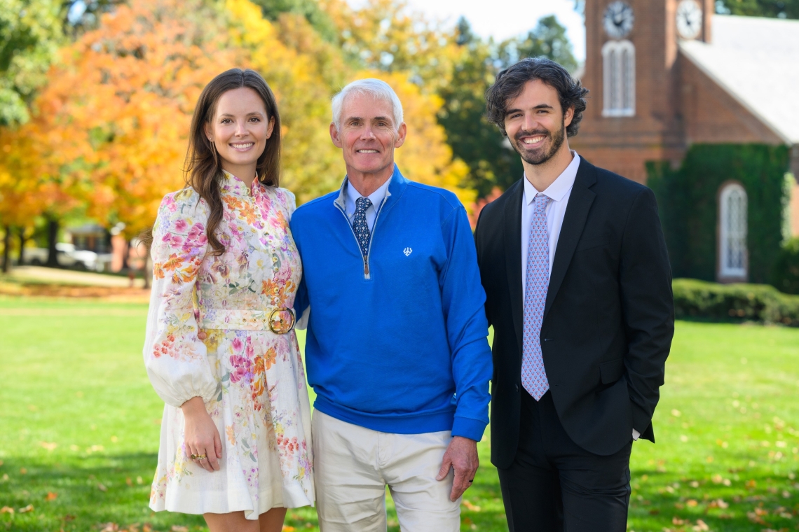 Lily Webster ’22, Billy Webster ‘79, and Will Webster ’20