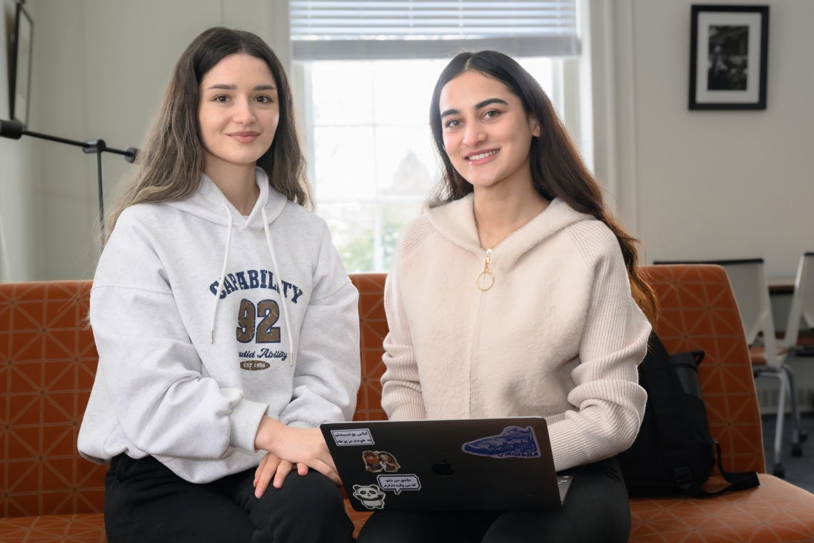 Gunn-Scholars-Maina-Shodmonbekova-and-Helen-Ezgo-3-1140x760 Forging Their Futures