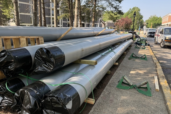 LTHW-Pipes-600x400 Washington and Lee Begins Campus Utility Infrastructure Updates