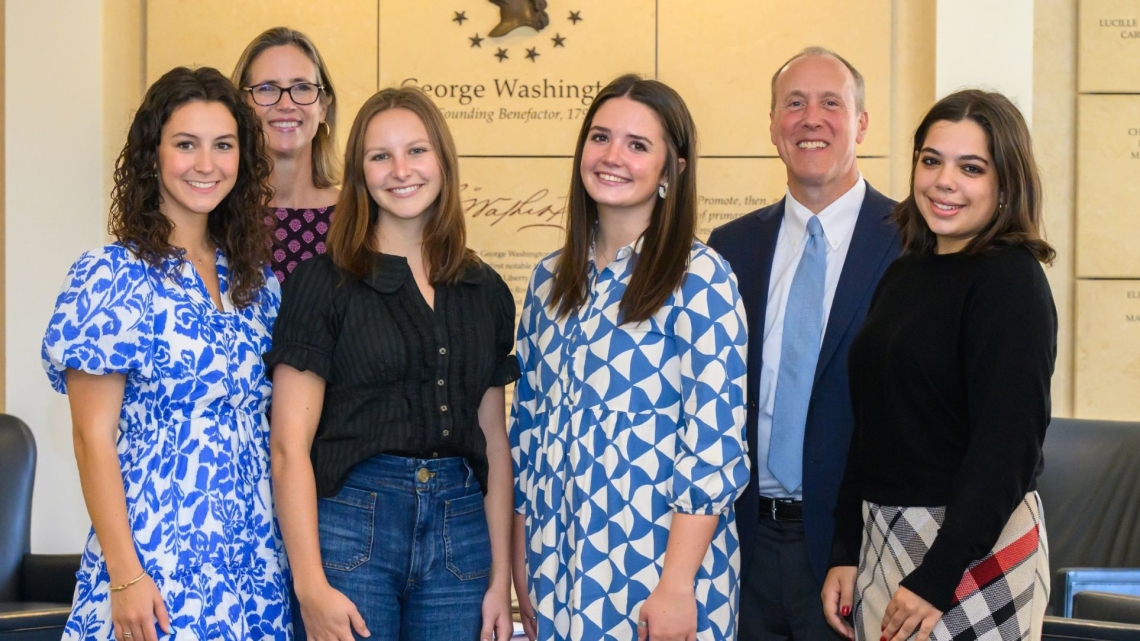 Foundation Leaders Meet with Lettie Pate Whitehead Scholars