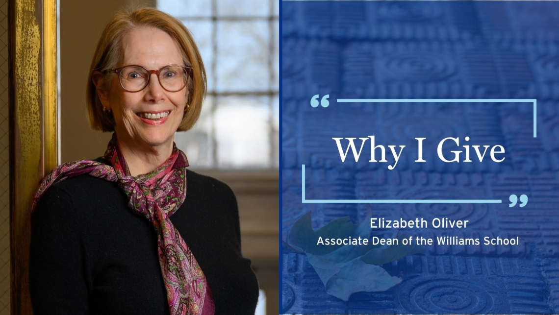 Why I Give | Elizabeth Oliver